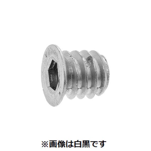 (LINEクーポン有)【個人宅配送不可】【個数：500個】ＳＵＮＣＯ 4547733803578 【500個入】 直送 代引不可・他メーカー同梱不可 三価ホワイト 鬼目ナット Cタイプ 4 X 8