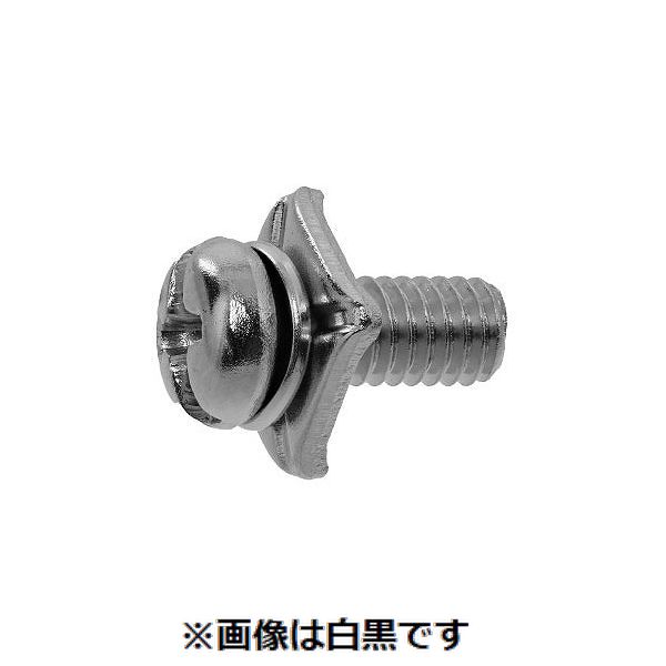 (LINEクーポン有)【個人宅配送不可】【個数:2500個】SUNCO 4547809198041 【2500個入】 直送 代引不可・他メーカー同梱不可 三価ホワイト 端子ねじ+-ナベSK形 角座6.4X1.0対角押 3 X 8 0