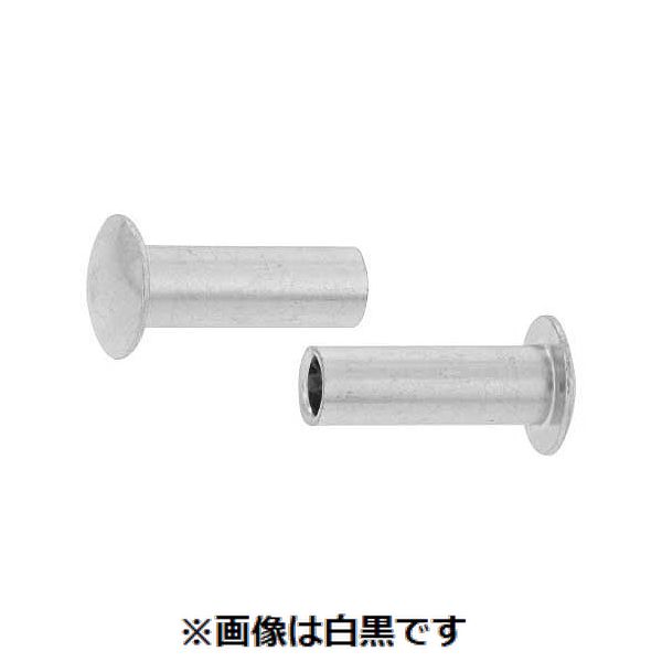 (LINEクーポン有)【個人宅配送不可】【個数：10000個】ＳＵＮＣＯ 4547809912876 【10000個入】 直送 代引不可・他メーカー同梱不可 ステンレス 薄丸中空リベット 2 X 4