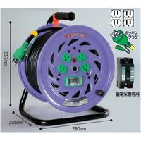 日動工業 NICHIDO ND-EB34 電工ドラム 標準型１００Ｖドラム ３０ｍ 漏電遮断器付 ＮＤ－ＥＢ３４ NDEB34【キャンセル不可】 標準型ドラム アース付 一般型ドラム