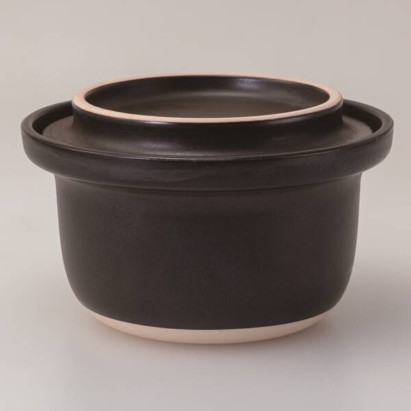 (LINEクーポン有)西海陶器 4965451256139 cotocoto ポタリ―クッカー MB BLK 4965451256139