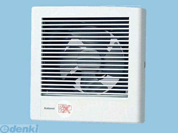 (LINEクーポン有)パナソニック電工 Panasonic FY-16PDED パイプファン FY16PDED 電気式シャッター付 プロペラファン 角形ルーバー 壁取付形 排気 速結端子付 換気扇