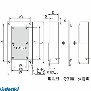 パナソニック Panasonic BPXF256V 盤用キャビネットNE型 扉 埋込形