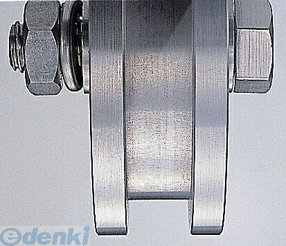 ヨコヅナ JCP-1106 440Cベアリング入ステンレス重量戸車 車のみ110mm H型 JCP1106｜測定器・工具のイーデンキ
