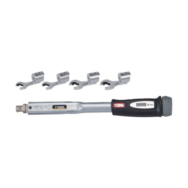 (LINEクーポン有)前田金属工業 TONE T10D20RSQ40 差替式トルクレンチ クイックスパナヘッドセット