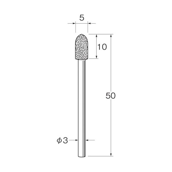 (LINEクーポン有)リューター 4580052416852 D8203 バイメタルDIA砥石|測定器・工具のイーデンキ