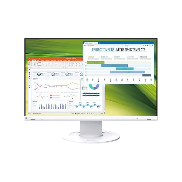 (LINEクーポン有)EV2360-WT 直送 代引不可・他メーカー同梱不可 EIZO ＜FlexScan＞22.5インチカラー液晶モニター(1920x1200/DisplayPort(HDCP 1.3)、HDMI(HDCP1.4)、D Sub 15 ピ｜測定器・工具のイーデンキ 41,580円