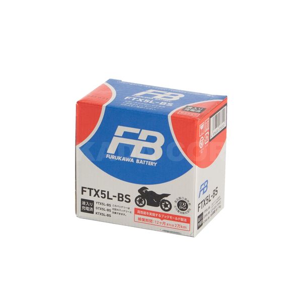 (LINEクーポン有)古河電池 古河バッテリー 4976650276552 FTX5L－BS？二輪バッテリー液入充電済