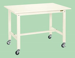 (LINEクーポン有)【個人宅配送不可】サカエ SAKAE KK-38SB1I 直送 代引不可・他メーカー同梱不可 車上渡し 軽量作業台ＫＫタイプ 移動式 KK38SB1I 軽量作業台KKタイプ移動式 アイボリー