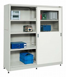 (LINEクーポン有)【個人宅配送不可】サカエ SAKAE B-18EAGY 直送 代引不可・他メーカー同梱不可 車上渡し キャビネット保管システム ボールスライドレール仕様 B18EAGY