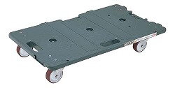 (LINEクーポン有)【個人宅配送不可】【個数：1個】サカエ SAKAE SCR-700S 直送 代引不可・他メーカー同梱不可 車上渡し サカエ連結キャリー SCR700S ナイロンウレタン車 運搬用品 台車 7,949円