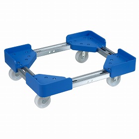(LINEクーポン有)【個人宅配送不可】【個数：1個】サカエ SAKAE SC-3030NB 直送 代引不可・他メーカー同梱不可 車上渡し 伸縮式樹脂台車 SC3030NB