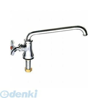 (LINEクーポン有)三栄水栓製作所 SANEI A57LJ-13 立形上向自在水栓 A57LJ13 単水栓 左ハンドル サンエイ
