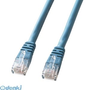 (LINEクーポン有)サンワサプライ KB-T5T-50BLN エンハンスドカテゴリ5単線LANケーブル KBT5T50BLN ブルー パソコン周辺機器