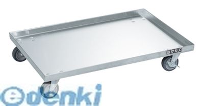 (LINEクーポン有)【個人宅配送不可】【個数：1個】サカエ SO-75DSU4 直送 代引不可・他メーカー同梱不可 ステンレスコンテナ台車 エラストマー車仕様 SO75DSU4 SAKAE