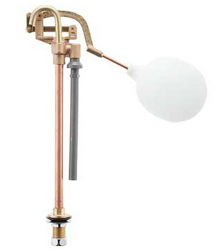 (LINEクーポン有)三栄水栓製作所 SANEI V48-13 立形ロータンクボールタップ V4813 トイレ用品 下給水用