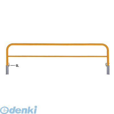 【受注生産品 納期-約1ヶ月】【個人宅配送不可】帝金 Teikin 82PK3-30 Y 直送 代引不可・他メーカー同梱不可 スチール製バリカー 横型・コノ字型・アーチ型・U字型車止めポール スタンダードタイプ 中桟付・中桟あり φ60.5×t2.8 W3000 H650 mm 黄色 82PK330Y【送料無料|測定器・工具のイーデンキ