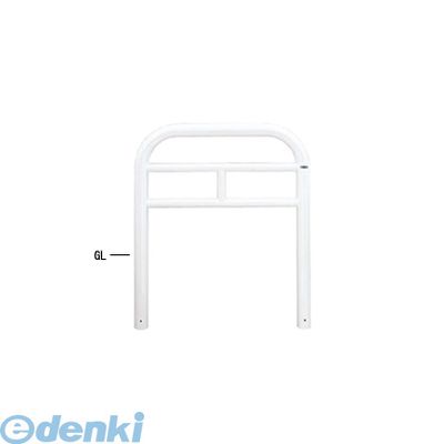 【個人宅配送不可】帝金 Teikin HG83A-10 W 直送 代引不可・他メーカー同梱不可 スチール製バリカー 横型・コノ字型・アーチ型・U字型車止めポール スタンダードタイプ φ76.3×t3.2 W1000 H750 mm 白色 HG83A10W【送料無料】|測定器・工具のイーデンキ
