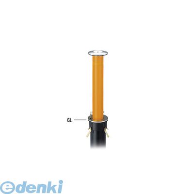 【個人宅配送不可】帝金 Teikin K-10 直送 代引不可・他メーカー同梱不可 スチール製バリカー　上下式車止めポール スタンダード型 φ114.3 K10【送料無料】｜測定器・工具のイーデンキ