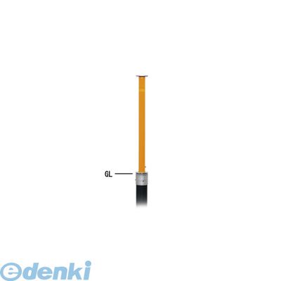 (LINEクーポン有)【個人宅配送不可】【個数：1個】帝金 Teikin K-22 直送 代引不可・他メーカー同梱不可 スチール製バリカー　上下式車止めポール スタンダード型 φ48.6 K22