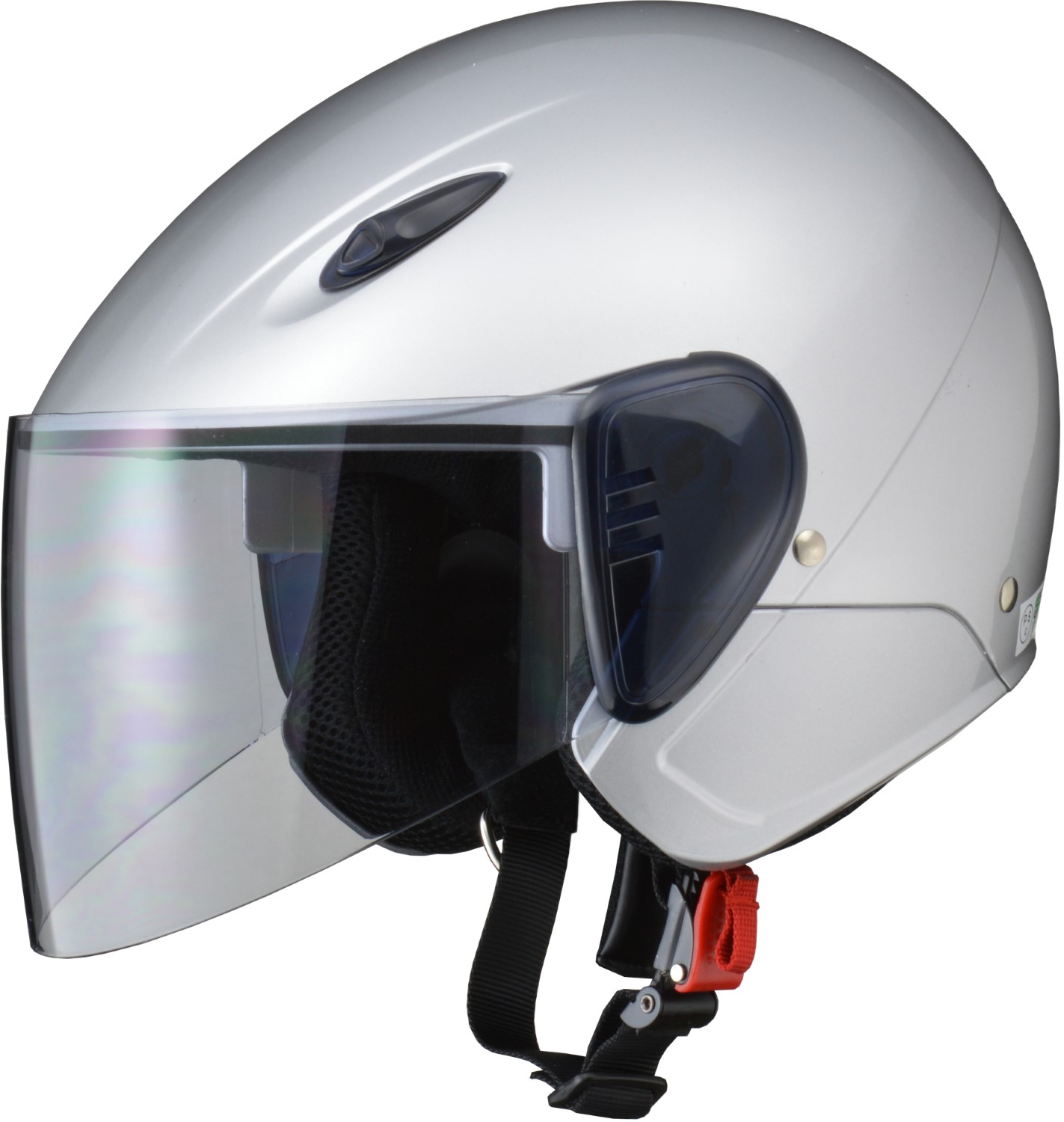 (LINEクーポン有)リード工業 4952652007288 ヘルメット RE35 セミJET SIL 4952652007288