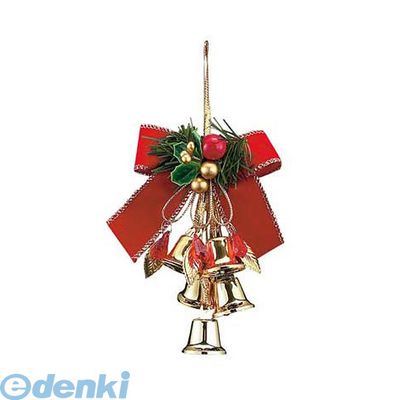 (LINEクーポン有)【造花・装飾】【数量限定につき、売切の際はご了承ください】 DIBL6932 【10個入】13cmレッドベルベットリボンベル｜測定器・工具のイーデンキ