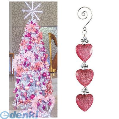 (LINEクーポン有)【造花・装飾】【数量限定につき、売切の際はご了承ください】 TOMI6202 【10個入】18cmシャイニーピンクハート|測定器・工具のイーデンキ