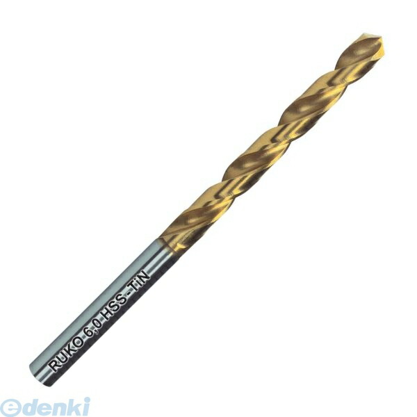 (LINEクーポン有)ルコ RUKO 250090T 【10個入り】 TiNコート ストレートシャンクドリル HSS 9．0MM