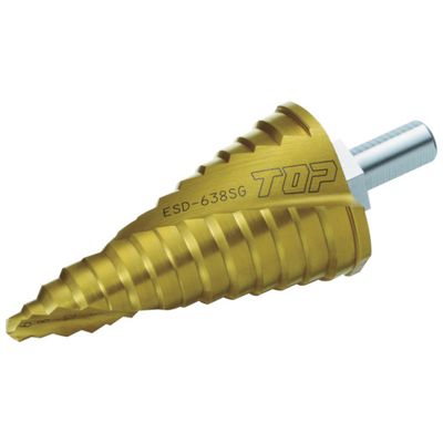 ＴＯＰ ESD-638SG 丸軸シャンクスパイラルステップドリルESD638SG トップ工業 TOP工業｜測定器・工具のイーデンキ 14,170円