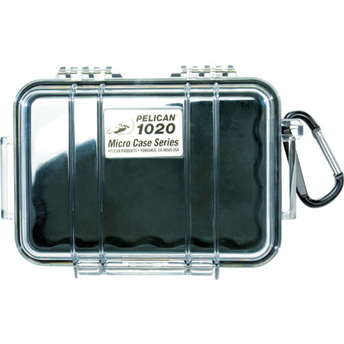 【即納在庫品】「直送」ペリカン ペリカン 1020BK マイクロケース １０２０ 黒 １７３×１２１×５４ 420-5006 PELICAN PRODUCTS社 ペリカンプロダクツ マイクロケース 防水ケース
