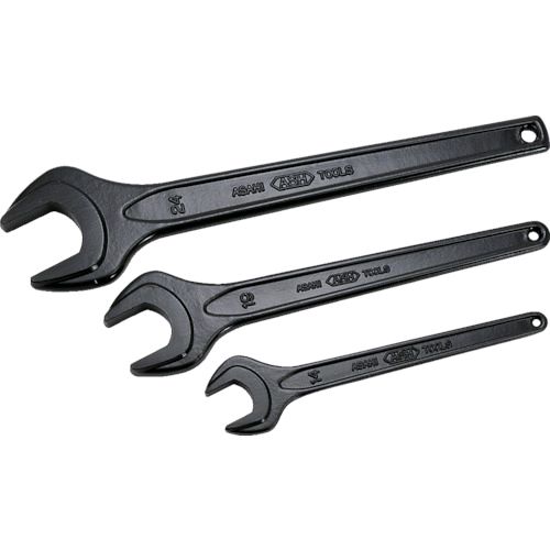 【個数：1個】旭金属工業 ASAHI SS0110 ＡＳＨ 丸形片口スパナ強力タイプＪＩＳＨ１１０ｍｍ S 376-6471 TOOLS アサヒ