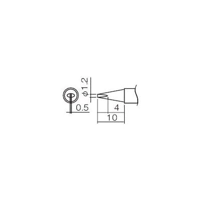 「直送」HAKKO 白光 ハッコー T12-D12Z 1.2D型 Z T12D12Z 294-5967 こて先 長寿命 コテサキ 951 4962615016943 ステーション型はんだこて