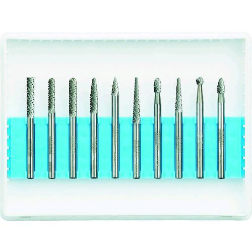 【即納在庫品】「直送」トラスコ中山 ＴＲＵＳＣＯ TBA03010S 超硬バーセットAシリーズ 軸3mm 刃径 436-5569