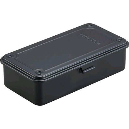 【楽天市場】【あす楽対応】「直送」TRUSCO T190MBK トランク型工具箱 203X109X56 つや消しブラックT190MBK tr
