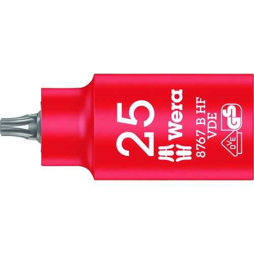 【即納在庫品】「直送」Ｗｅｒａ 004921 ８７６７ Ｂ ＶＤＥ 絶縁ホールディングファンションビットソケット ＴＸ ２５ 4921