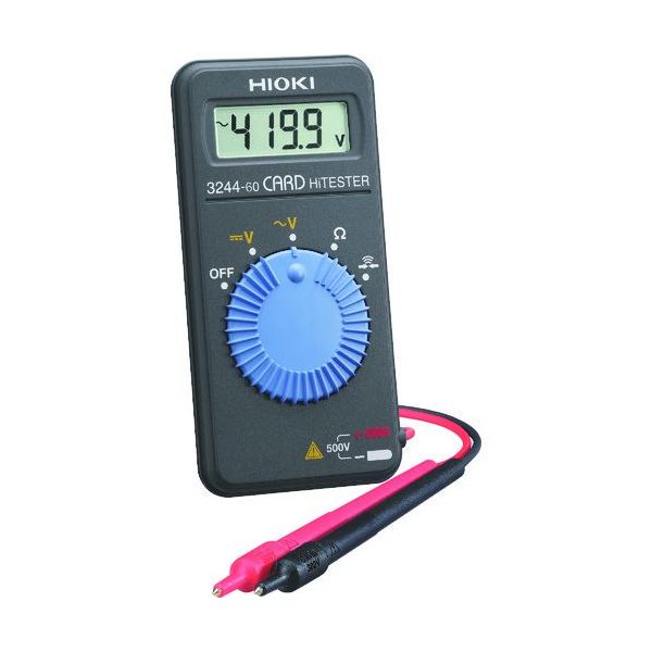 【即納在庫品】「直送」【個数：1個】日置電機 ＨＩＯＫＩ 324460 カードテスタ ３２４４－６０ 392-5129 カードテスタ デジタルマルチメーター