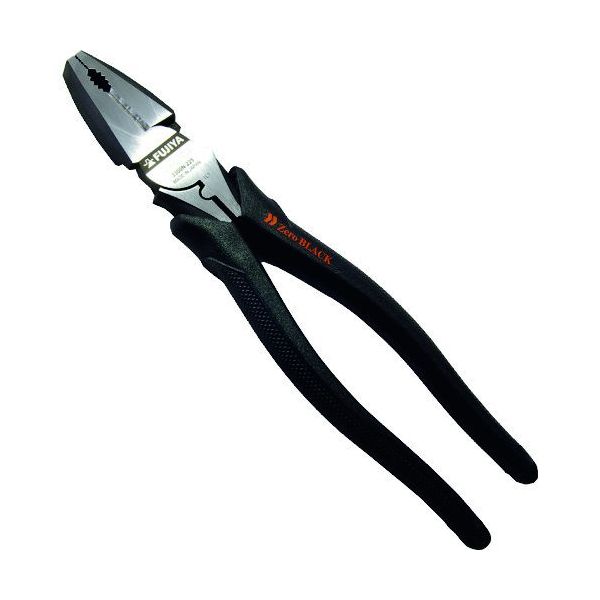 【即納在庫品】「直送」フジ矢 3300N-225 電工職人偏芯ペンチ Ｚｅｒｏ Ｂｌａｃｋ 全長２３２ｍｍ 3300N225 FUJIYA フジヤ