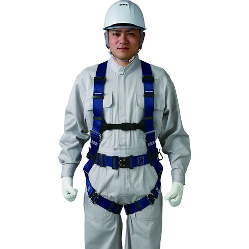 (LINEクーポン有)【即納在庫品】「直送」タニザワ 572A-OT3-B 墜落制止用器具　フルハーネス　“無双２” 572AOT3B