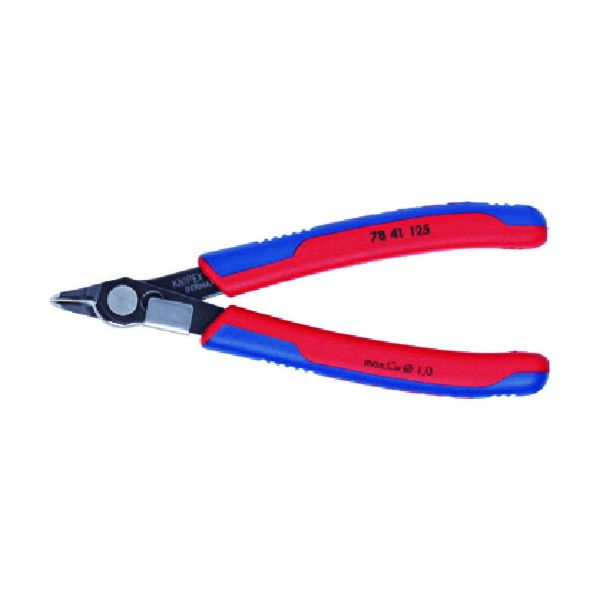 (LINEクーポン有)【即納在庫品】「直送」クニペックス KNIPEX 7841-125 スーパーニッパー １２５ｍｍ リードキャッチャー付 7841125