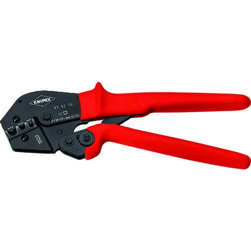 【即納在庫品】「直送」クニペックス KNIPEX 9752-18 圧着ペンチ 975218｜測定器・工具のイーデンキ