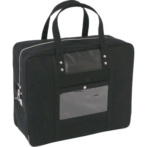 ＳＡＮＥＩ BTLL-U-01 帆布メール用ボストン ＬＬ 馬蹄錠金具付　黒 BTLLU01