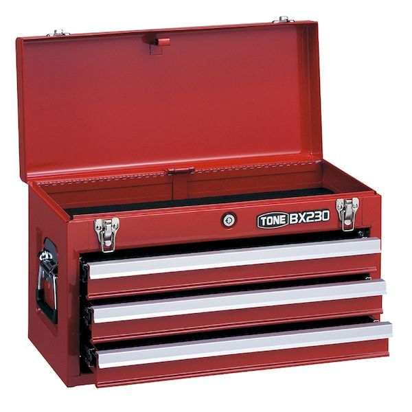 前田金属工業 TONE BX230 ツールチェスト ５０８Ｘ２３２Ｘ３０２ｍｍ ツールチェスト トネ レッド ツールボックス