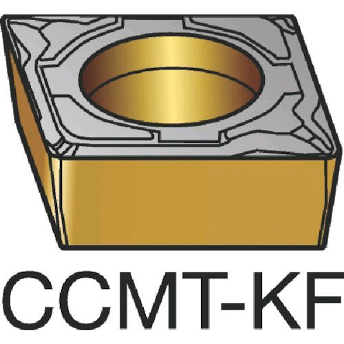 【即納在庫品】「直送」ＳＶ CCMT 06 02 04-KF H13A コロターン１０７ 旋削用ポジチップ １２０ Ｈ１３ＡCCMT060204KFH13A