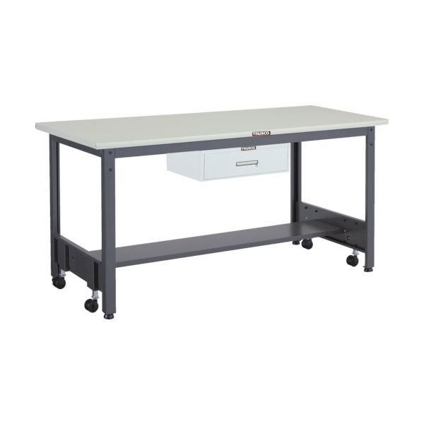 (LINEクーポン有)【個人宅配送不可】トラスコ TRUSCO CFWS-1890F1 直送 代引不可・他メーカー同梱不可 ＣＦＷＳ型作業台 １８００Ｘ９００ＸＨ７４０ １段引出付 ダークグレー色 CFWS1890F1