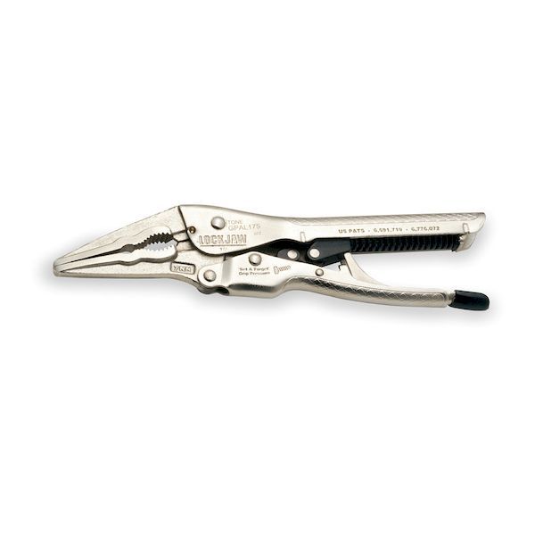 【即納在庫品】「直送」前田金属工業 TONE GPAL-175 オートグリッププライヤ ロングノーズタイプ １９５ｍｍ GPAL175
