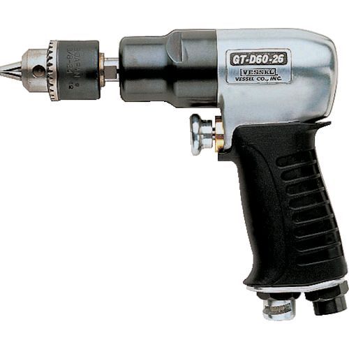 【即納在庫品】「直送」ベッセル GT-D100-15 エアードリルピストル型 ＧＴＤ１００－１５ 全長１８９ｍｍ GTD10015 292-5508 VESSEL