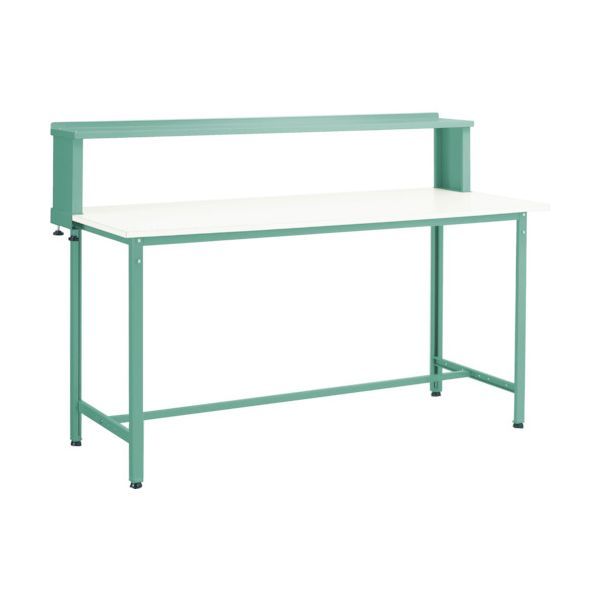 (LINEクーポン有)【個人宅配送不可】トラスコ TRUSCO HAE-1809YURB W 直送 代引不可・他メーカー同梱不可 ＨＡＥ型作業台 １８００Ｘ９００ＸＨ９００ 上棚付 ホワイト色 HAE1809YURBW