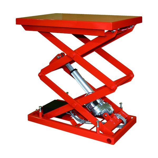 (LINEクーポン有)【個人宅配送不可】トラスコ TRUSCO HDL-W1058R-D2 直送 代引不可・他メーカー同梱不可 テーブルリフト100kg 電動Bねじ式 DC24Vバッテリー専用 520×850 HDLW1058RD2