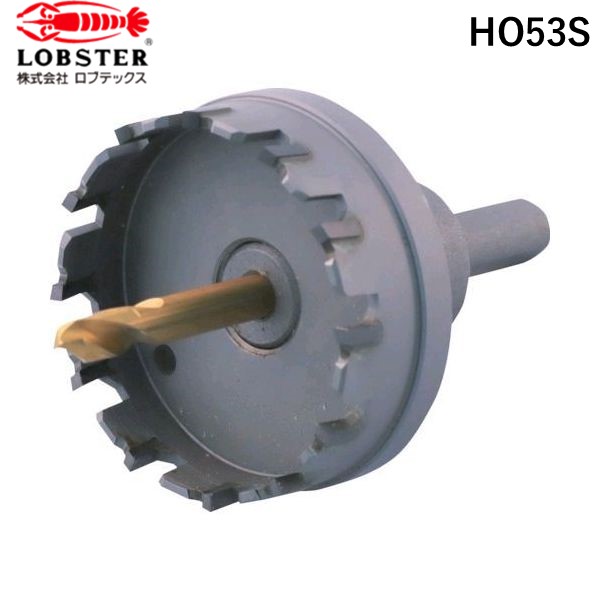 【即納在庫品】「直送」エビ HO53S 超硬ホルソー 薄板用 刃径５３ｍｍ ロブテックス LOBSTER エビ超硬ホルソー LOBTEX