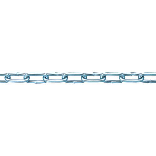 【即納在庫品】「直送」ニッサチェイン IW2040 鉄ユニクロ溶接リンクチェイン ４ｍｍ×３０ｍ IW-2040 NISSA ヘビーリンクチェーン